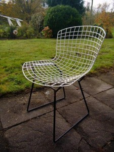 Designklassiker gebraucht Harry Bertoia Wire Chair Knoll International