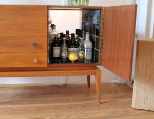 Danish Design Sideboard Barschrank mit Gin